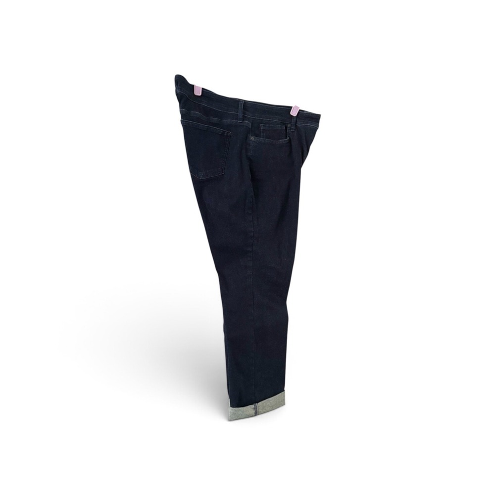 NYDJ Marilyn Straight Jeans 16P Petite Dark Wash Lift Tuck Stretch EUC - Picture 6 of 13